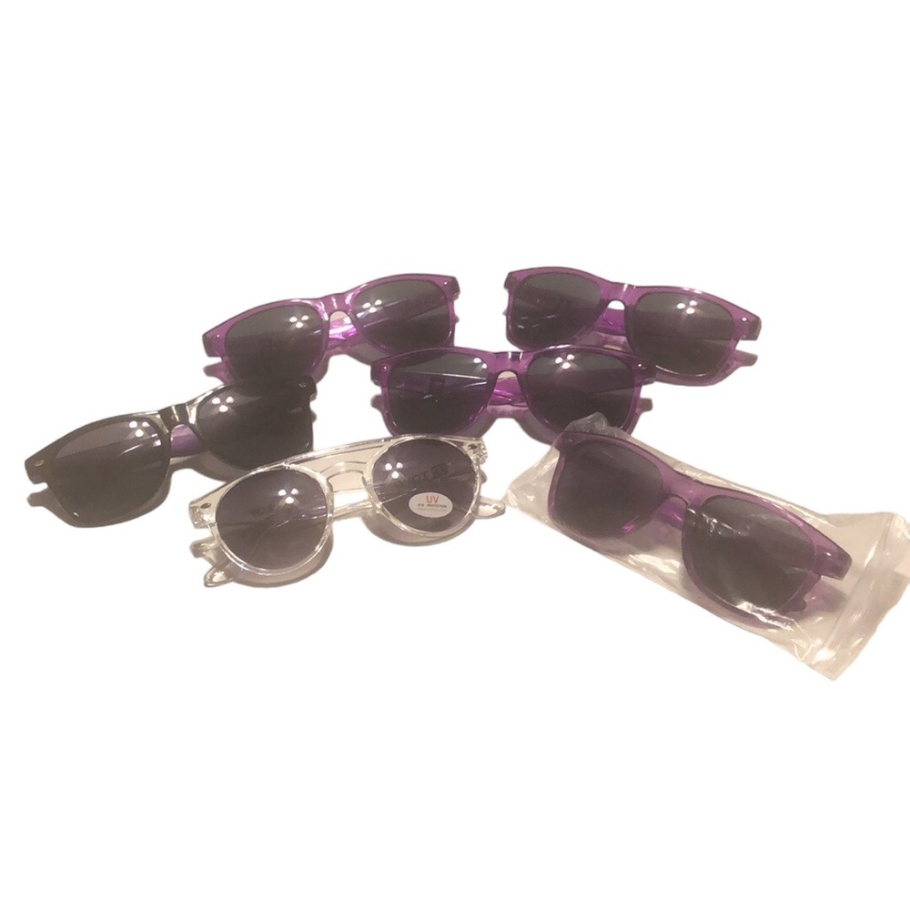 🟢 Lot of 7 Colorado Rockies Toyota Purple Sunglasses
